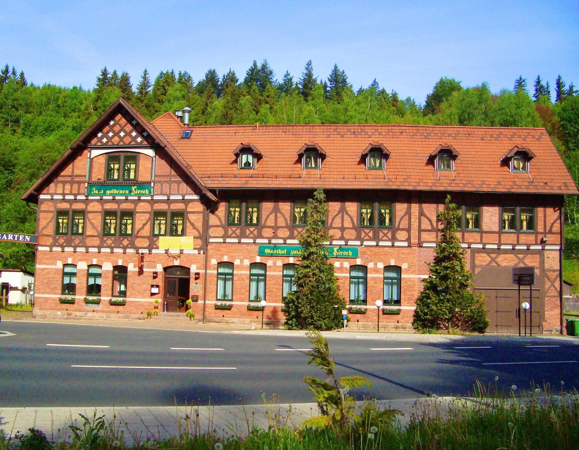 Hotel Zum Goldenen Hirsch Sankt Kilian Extérieur photo